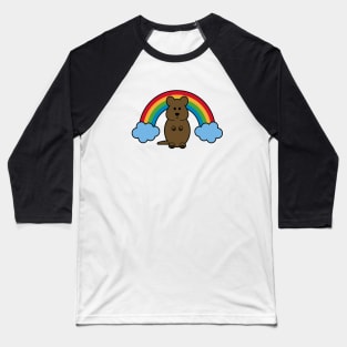 Quokka Rainbow Baseball T-Shirt